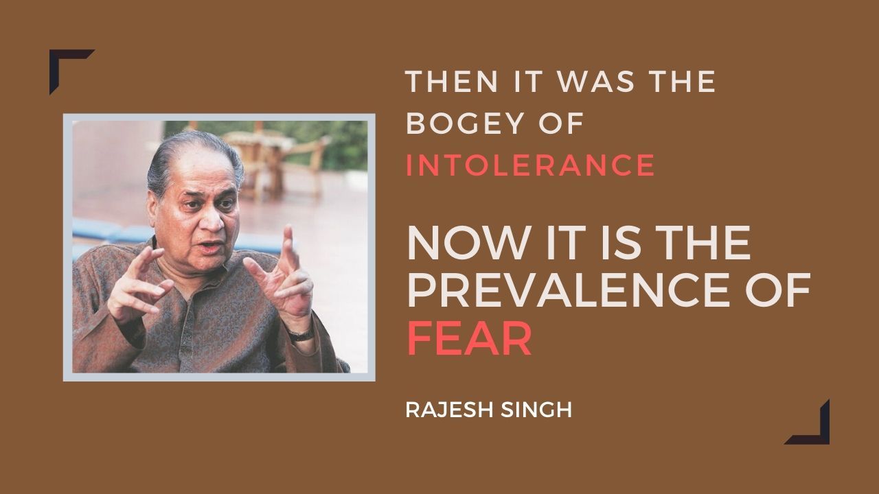 Nobody had then explained how an ‘intolerant’ Modi government was tolerating the venom being spewed on it.