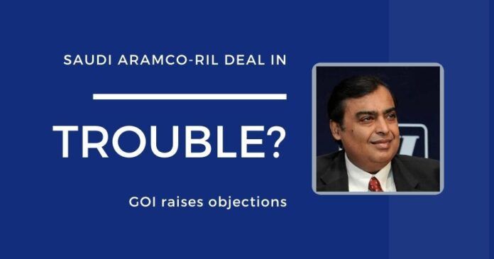 The RIL-Aramco deal runs into headwinds and Mukesh Ambani may have to settle some previous outstanding issues...