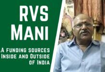 RVS Mani describes the various ways in which funding is being made available to the various protests happening all over the country. Zakir Naik appears to have disposed of his property in India using Cryptocurrency, which opens a new angle of funding. A must watch!