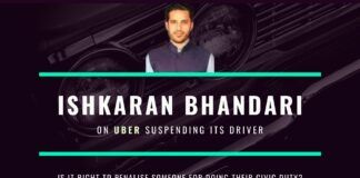 What is more important to Uber? Revenue or National Security? This is the crux of the issue in which an Uber driver was suspended for driving his passenger to the nearest police station after hearing allegedly an anti-national conversation. Ishkaran Bhandari has offered to take up the case for the driver and here are his thoughts