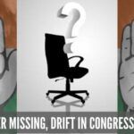 With leader missing, drift in Congress continues