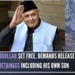 Dr. Abdullah's release is seen as another major political development in Jammu and Kashmir