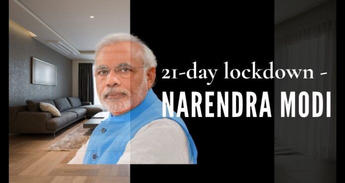 As the numbers affected by the Corona virus accelerates, PM Modi declares a stay-at-home lockdown for 21 days