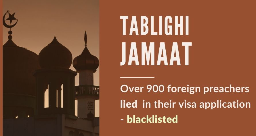 The congregation of Tablighi Jamaat was illegal and those preachers who lied about their purpose of the visit have been permanently blacklisted