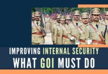 Suggestions from an experienced MHA official on how to improve the security infrastructure of India