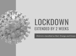 India extends lockdown by two more weeks; classifies districts as Red, Orange, and Green