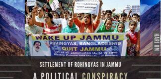 The UNHCR visited Rohingya habitations in Jammu and asked them to leave, promising funds to settle them elsewhere. They refused, saying they won’t leave as they are used to Jammu and know everyone over here.