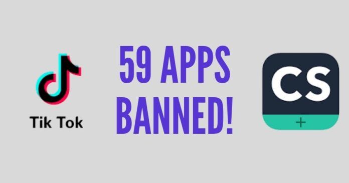 India cracks the whip, bans 59 Chinese apps