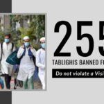 India sends a clear message to the world - 2550 Tablighi Jamaat members banned for violating Visitor's visa rules