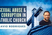 Savio Rodrigues separates the faith from the organisation that the Church has become and highlights the corruption that has permeated into it. The faith is under pressure because of the allegations of sexual abuse and the harsh treatment meted out to those who highlight them. A must watch!