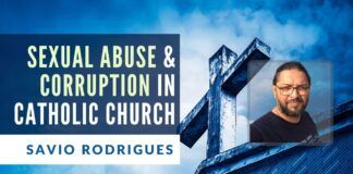 Savio Rodrigues separates the faith from the organisation that the Church has become and highlights the corruption that has permeated into it. The faith is under pressure because of the allegations of sexual abuse and the harsh treatment meted out to those who highlight them. A must watch!