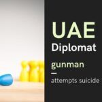 The role of the UAE diplomat in the smuggling of gold comes into question as his gunman attempts suicide
