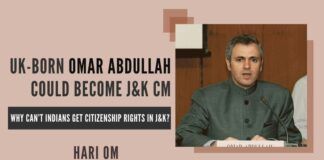 Omar Abdullah overlooked the fact that he became MP and Union Minister and MLA and J&K CM despite the fact that he was born in the UK. The fact of the matter is that this pro-autonomy demands immediate revocation of the domicile order and domicile rules