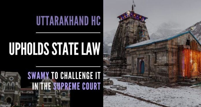 Against the grain, Uttarakhand HC upholds the State government's law to takeover 51 temples