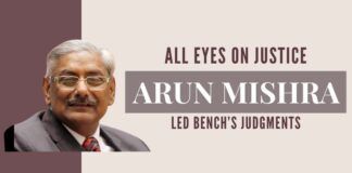 Justice Arun Mishra has to deliver judgments on the controversial Telecom AGR dues payment case and on lawyer Prashant Bhushan for the COC charges on August 31 and September 1