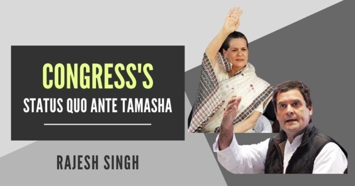 What is holding the Congress party back from electing a new leader? Rahul Gandhi does not want to hold that position, and Sonia Gandhi does not want to continue as interim chief
