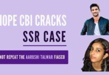 One would not want CBI to repeat that fiasco of the Aarushi Talwar case in the SSR case.