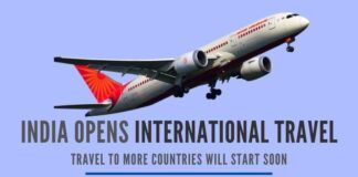 India’s Civil Aviation Ministry has entered into an “air bubble agreement” with the USA, UK, Germany, and France for international travel
