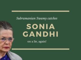 Swamy catches Sonia Gandhi on a lie, again!