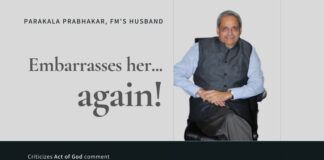Is Parakala Prabhakar outburst at his wife another case of Ghar Ghar Ki Kahani (ఇంటింటి రామాయణం)?