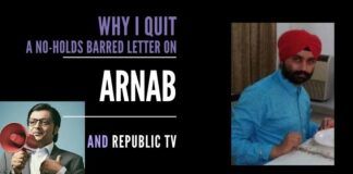 A no-holds-barred letter by a journalist of his horrid experience working for Republic TV
