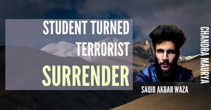 A Civil engineering student turned terrorist joins mainstream after laying down arms