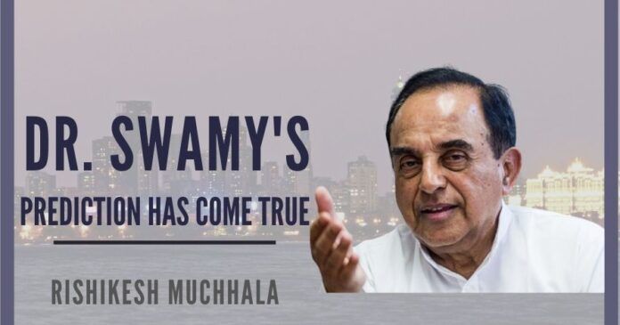 Dr. Swamy predicted in 2002 that India will be the third-largest economy by 2020, after the US and China