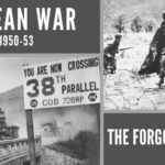 The Korean war which resulted in a win, loss, and a tie for combatants over the 3 years from 1950-53