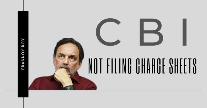 CBI speedily files charges against whistleblower but despite 2 FIRs won't file charge sheets against NDTV promoters Prannoy Roy and Radhika Roy