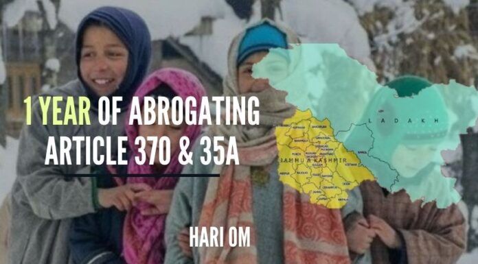 Hari Om examines what Union Government has achieved since the abrogation of Article 370 & 35A, the desired results and to what extent.