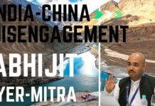 In a clearly enunciated discussion, Abhijit Iyer-Mitra lays out the positions of both China and India and what each wants the other to do. Predicting a long delay before anything will happen, AIM also warns of how India ceded to China in the Doklam incident. A must watch!