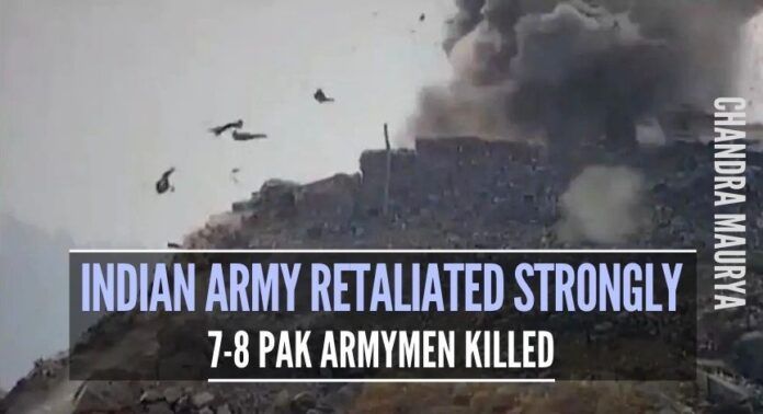 Several Pak army bunkers, fuel/ ammunition dumps decimated in punitive strikes after the Indian Army retaliated strongly