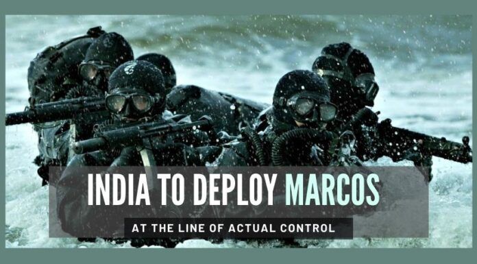 India preparing for the long haul and has bolstered its readiness by deploying MARCOS at some stand-off points