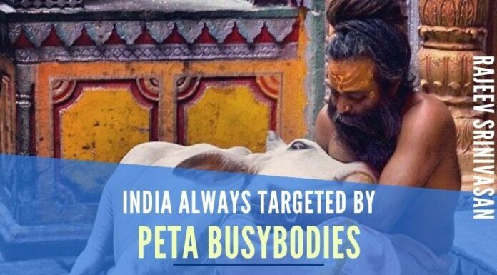 Even though we Indians consume less meat then rest of the world, still Hindus, in particular, are targeted by do-gooding busybodies of PETA