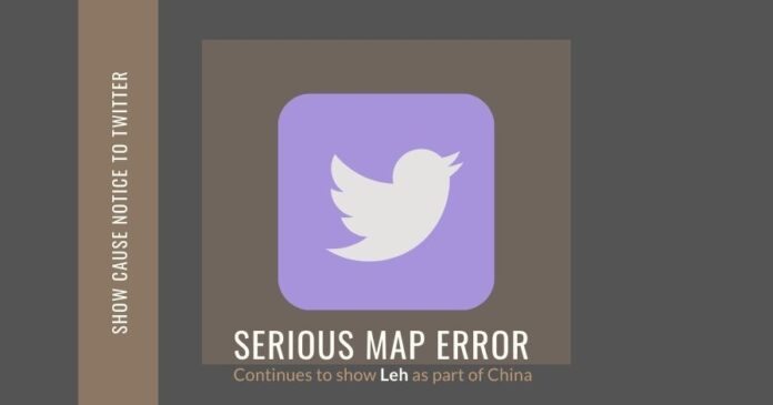 As Twitter continues to incorrectly show Leh as part of China, India reads it the law - change or prison