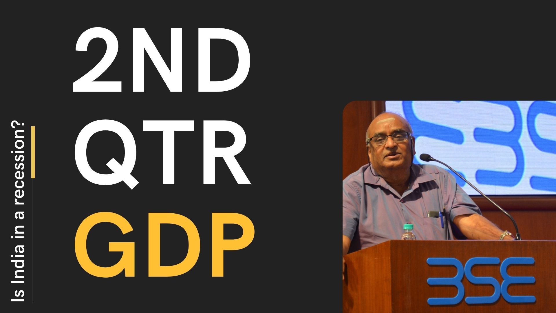 While foreign reserves are good, is India in danger of slipping into a recession? Prof RV weighs the pros and cons and has a few suggestions on how to turn the economy around. A must watch!