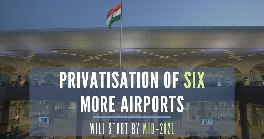 Privatisation of six more airports Amritsar, Varanasi Privatisation of six more airports Amritsar, Varanasi