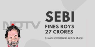 SEBI imposes a hefty fine on Prannoy Roy and Radhika for making made dubious deal by selling their NDTV shares to a Mukesh Ambani-linked firm