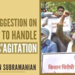 The author here has wisely suggested the government on trying 3 possible ways to end the on-going farmers' agitation
