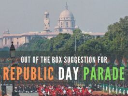 An out of the box suggestion for where to conduct the Republic Day Parade