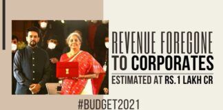 Reduced revenues from the projected numbers adds to the concern of GOI