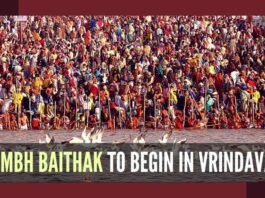 Vrindavan Kumbh Baithak, the precursor to Hardwar Kumbhmela begins on Sunday