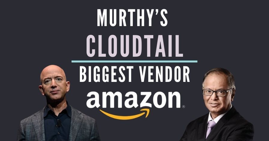 Indian Traders Association accuses Infosys Narayan Murthy for helping Amazon's malpractices in India. Alleges Murthy's Cloudtail is the biggest vendor of Amazon