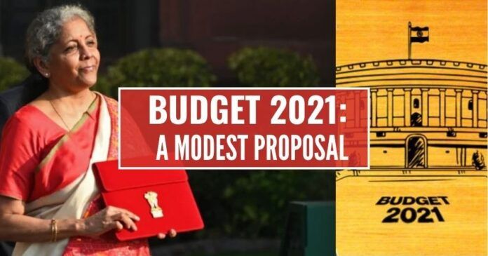 Budget 2021 : A Modest Proposal