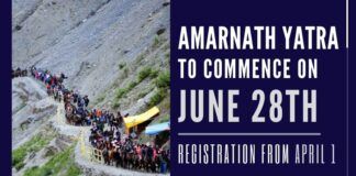 In an increasing sign of normalcy, the annual Amarnath Yatra will commence on June 28th
