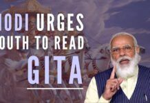 PM Modi urges youth to read Gita to understand the meaning of life