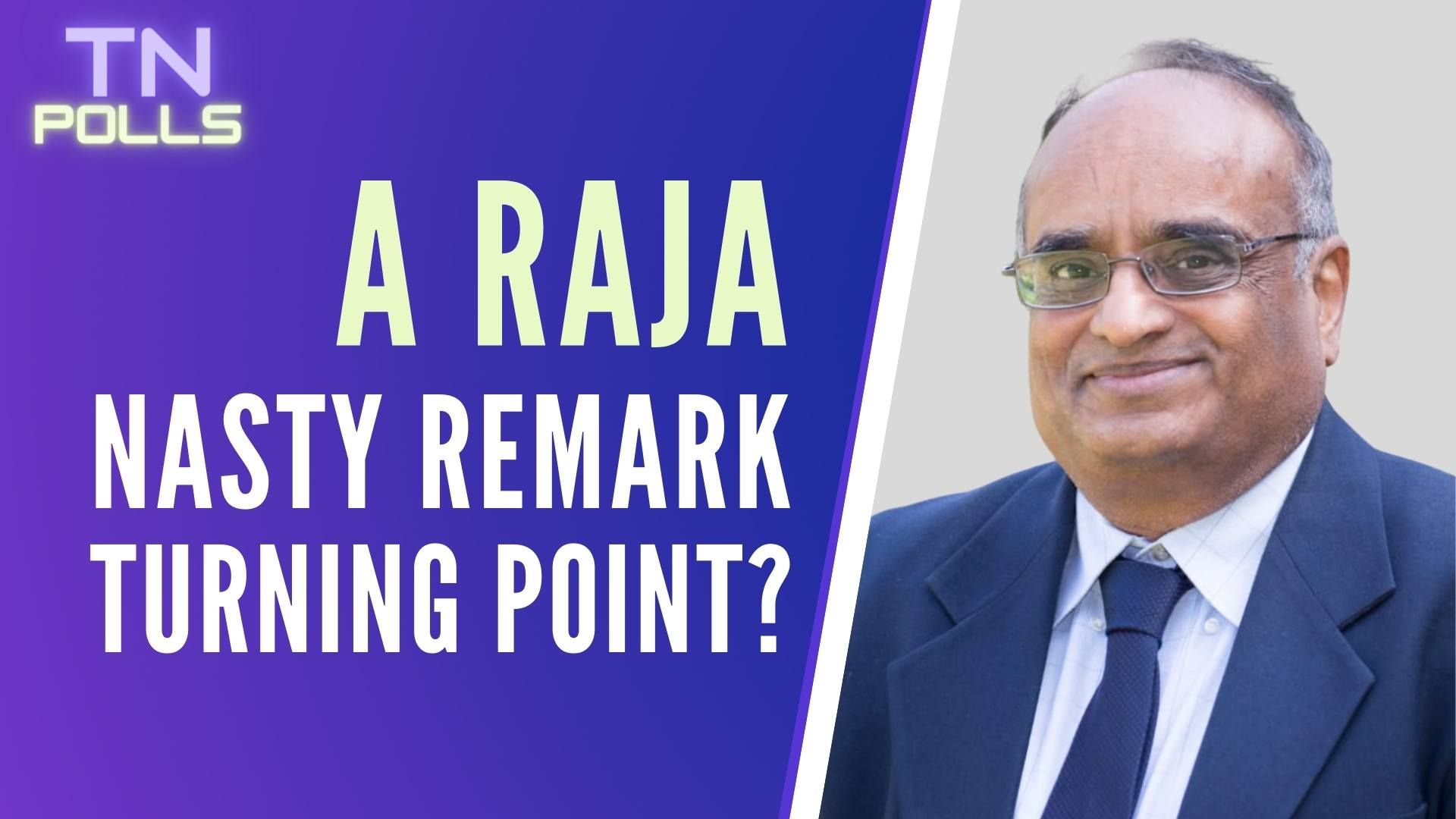 Rv Raja Did A Raja of 2G fame trigger the #Chaiwala moment in TN polls? Prof RV ...