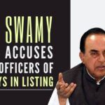 Swamy expresses his ire at Law Officers playing tricks in the apex court on denying his cases from coming up for hearing