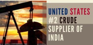 US overtook Saudi Arabia as India’s second-biggest oil supplier