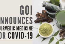 In a breakthrough, the Govt of India announces Ayurvedic medicine for COVID-19